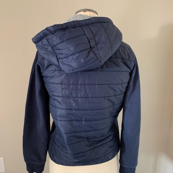 Womens Size S Roots Navy Hooded Jacket - Picture 3 of 13